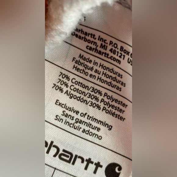 Carhartt Loose Fit Midweight Hooded Zip-Front Sweatshirt Size M MSRP $59.99 - Picture 7 of 7